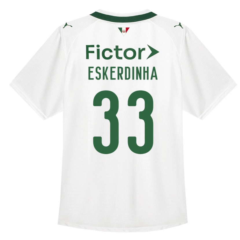 Danxen Dames Eskerdinha #33 Groen Wit Uitshirt Uittenue 2026/27 T-Shirt België