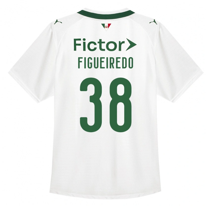 Danxen Dames Figueiredo #38 Groen Wit Uitshirt Uittenue 2026/27 T-Shirt België