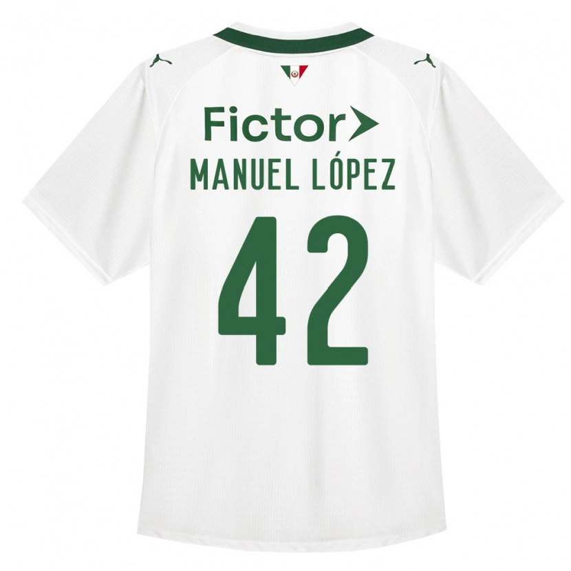 Danxen Dames José Manuel López #42 Groen Wit Uitshirt Uittenue 2026/27 T-Shirt België