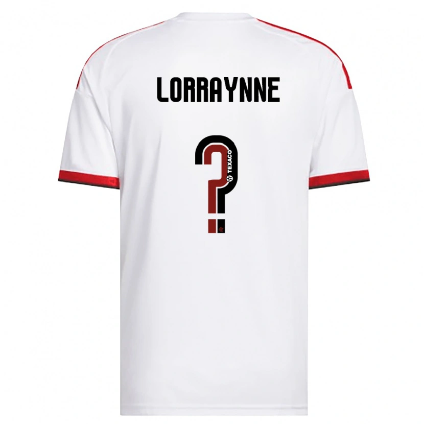 Danxen Dames Lorraynne #0 Wit Rood Zwart Uitshirt Uittenue 2026/27 T-Shirt België