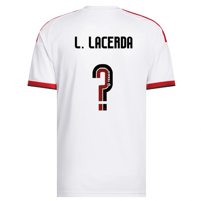 Danxen Dames Iago Lacerda #0 Wit Rood Zwart Uitshirt Uittenue 2026/27 T-Shirt België