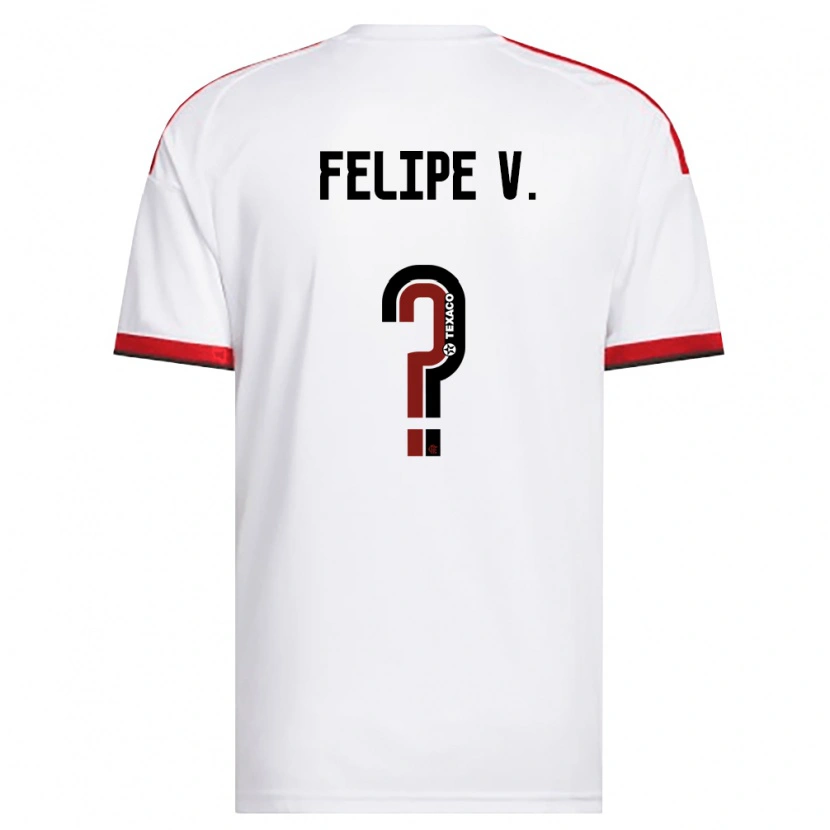 Danxen Dames Felipe Vieira #0 Wit Rood Zwart Uitshirt Uittenue 2026/27 T-Shirt België