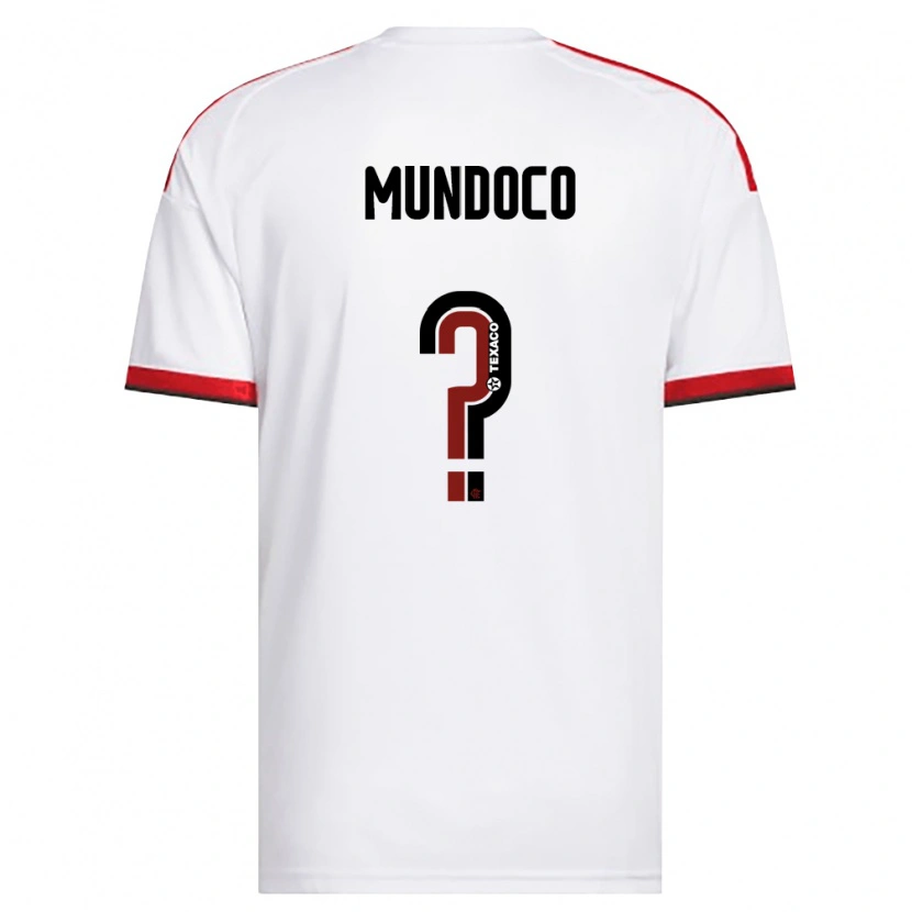 Danxen Dames Fred Mundoco #0 Wit Rood Zwart Uitshirt Uittenue 2026/27 T-Shirt België