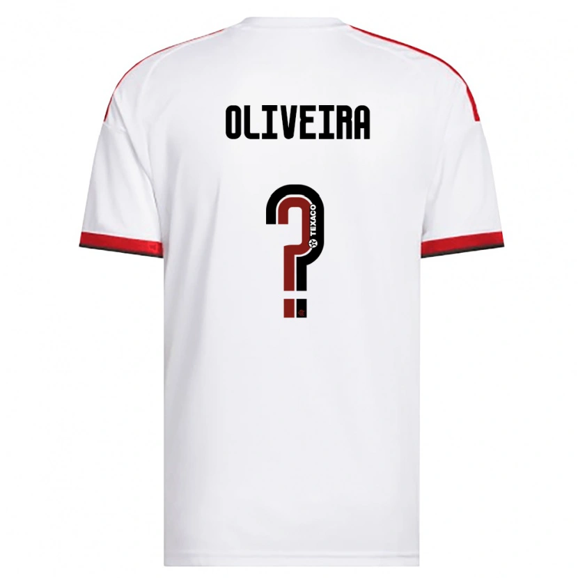 Danxen Dames Lucas Oliveira #0 Wit Rood Zwart Uitshirt Uittenue 2026/27 T-Shirt België
