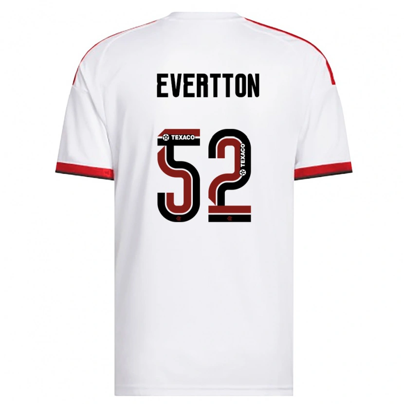 Danxen Dames Evertton Araújo #52 Wit Rood Zwart Uitshirt Uittenue 2026/27 T-Shirt België