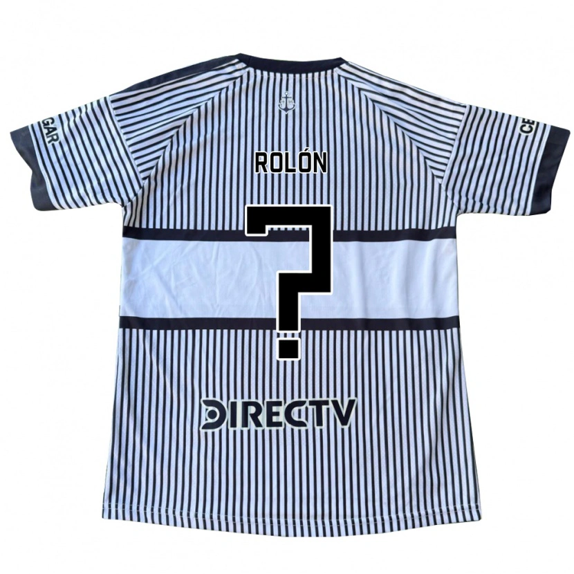 Danxen Dames Thiago Rolón #0 Wit Zwart Geel Uitshirt Uittenue 2026/27 T-Shirt België