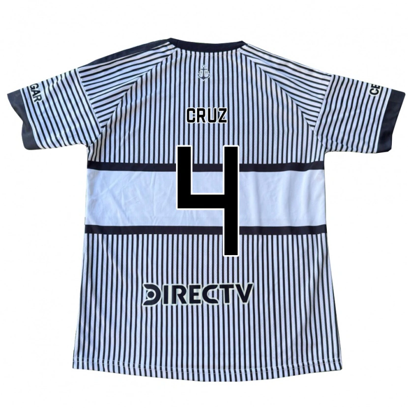 Danxen Dames Julieta Cruz #4 Wit Zwart Geel Uitshirt Uittenue 2026/27 T-Shirt België