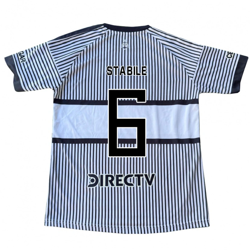 Danxen Dames Eliana Stabile #6 Wit Zwart Geel Uitshirt Uittenue 2026/27 T-Shirt België