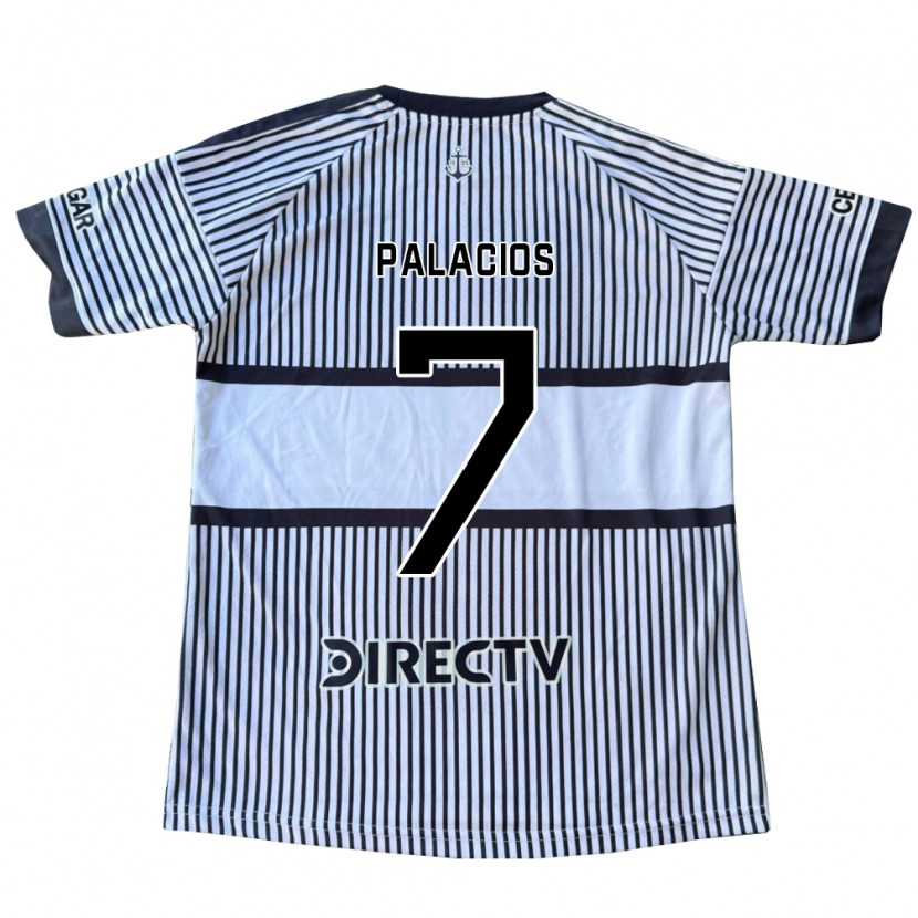Danxen Dames Carlos Palacios #7 Wit Zwart Geel Uitshirt Uittenue 2026/27 T-Shirt België