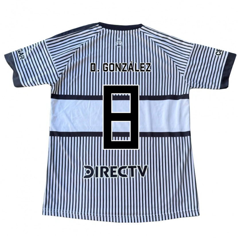 Danxen Dames Dante González #8 Wit Zwart Geel Uitshirt Uittenue 2026/27 T-Shirt België