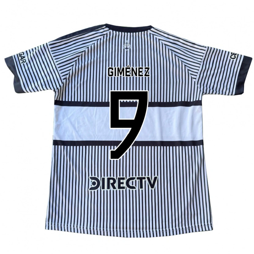 Danxen Dames Milton Giménez #9 Wit Zwart Geel Uitshirt Uittenue 2026/27 T-Shirt België