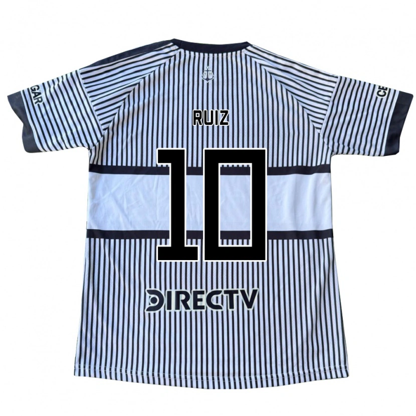 Danxen Dames Joaquín Ruiz #10 Wit Zwart Geel Uitshirt Uittenue 2026/27 T-Shirt België