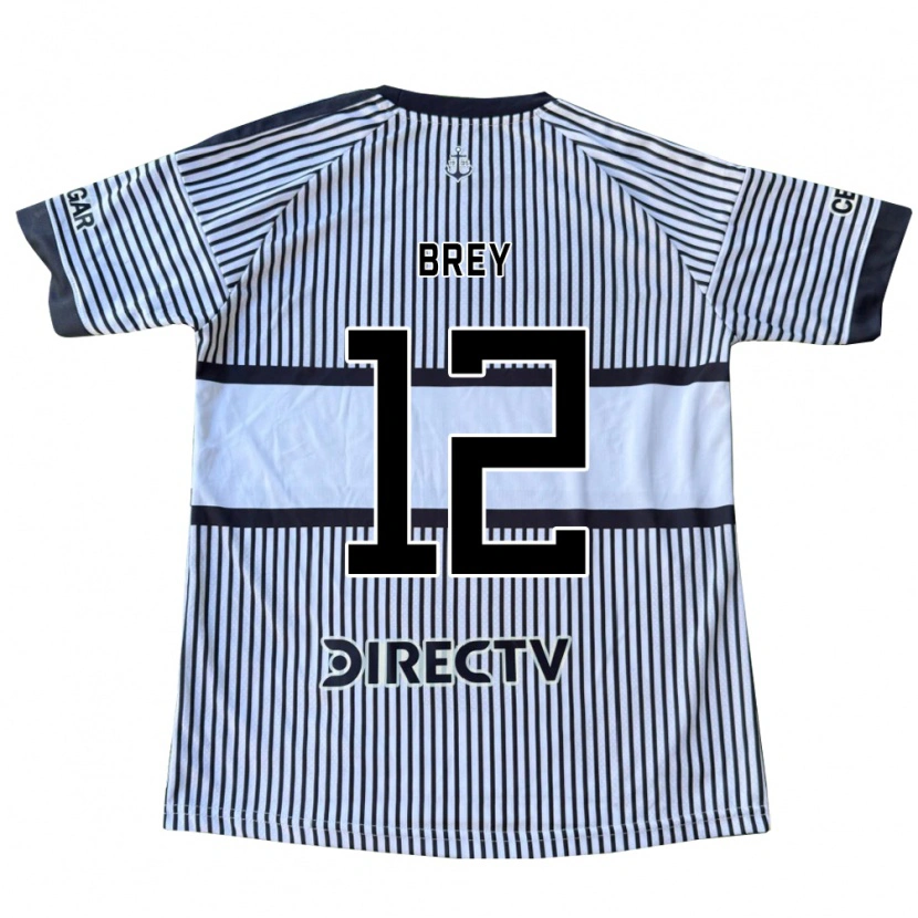 Danxen Dames Leandro Brey #12 Wit Zwart Geel Uitshirt Uittenue 2026/27 T-Shirt België