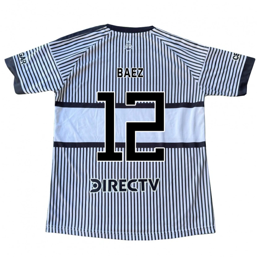 Danxen Dames Tomás Baez #12 Wit Zwart Geel Uitshirt Uittenue 2026/27 T-Shirt België