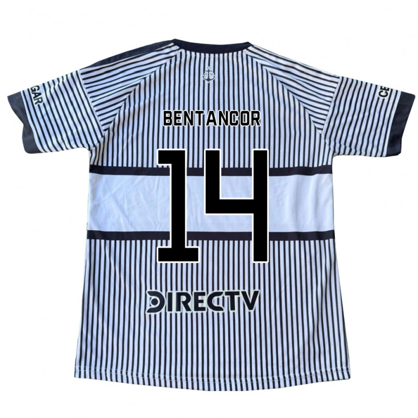Danxen Dames Thomás Bentancor #14 Wit Zwart Geel Uitshirt Uittenue 2026/27 T-Shirt België
