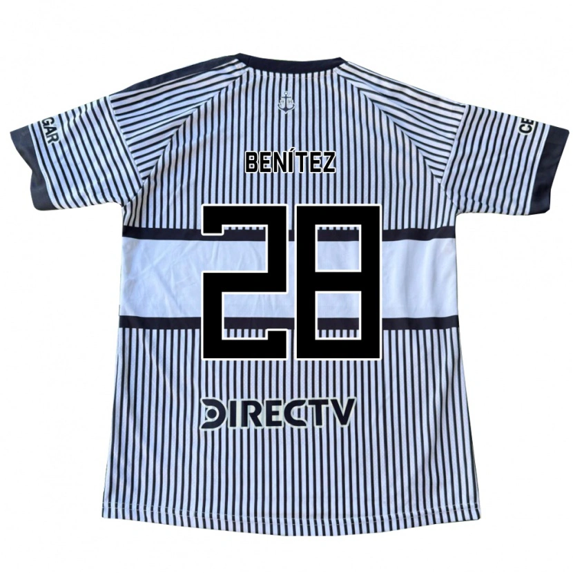 Danxen Dames Yazmín Benítez #28 Wit Zwart Geel Uitshirt Uittenue 2026/27 T-Shirt België
