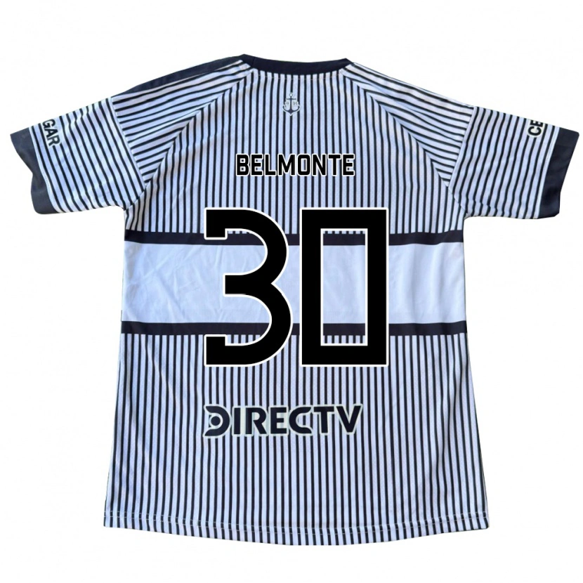 Danxen Dames Tomás Belmonte #30 Wit Zwart Geel Uitshirt Uittenue 2026/27 T-Shirt België
