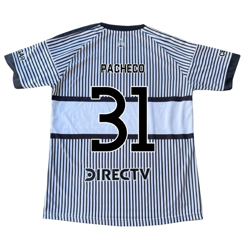 Danxen Dames Costanza Pacheco #31 Wit Zwart Geel Uitshirt Uittenue 2026/27 T-Shirt België