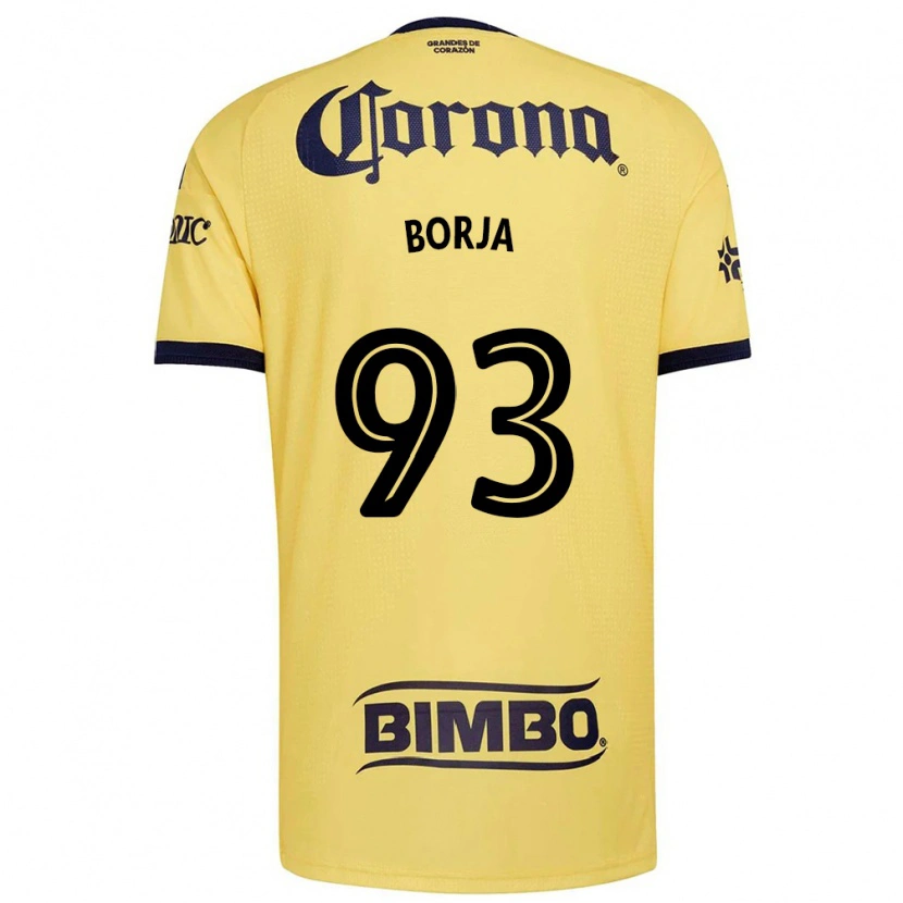 Danxen Dames Miguel Borja #93 Geel Rood Zwart Thuisshirt Thuistenue 2026/27 T-Shirt België