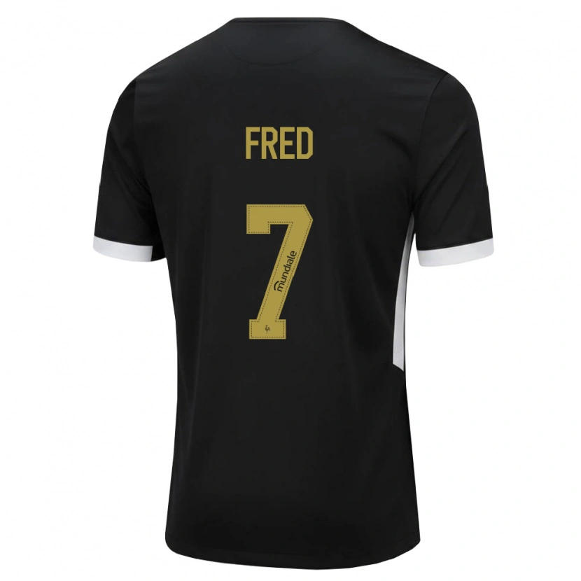 Danxen Dames Frederico Rodrigues De Paula Santos #7 Zwart Wit Geel Thuisshirt Thuistenue 2026/27 T-Shirt België