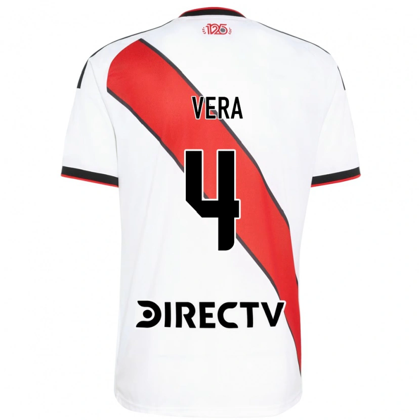 Danxen Kinderen Lautaro Vera #4 Rood Wit Zwart Thuisshirt Thuistenue 2026/27 T-Shirt België