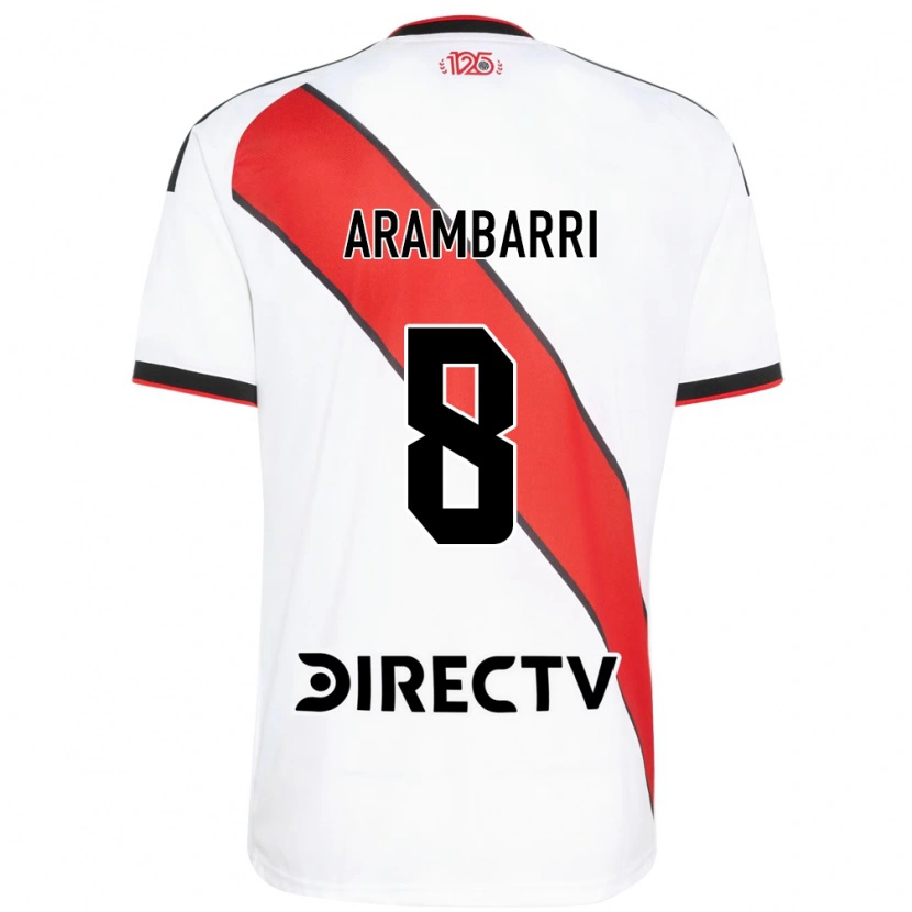Danxen Kinderen Mauro Arambarri #8 Rood Wit Zwart Thuisshirt Thuistenue 2026/27 T-Shirt België