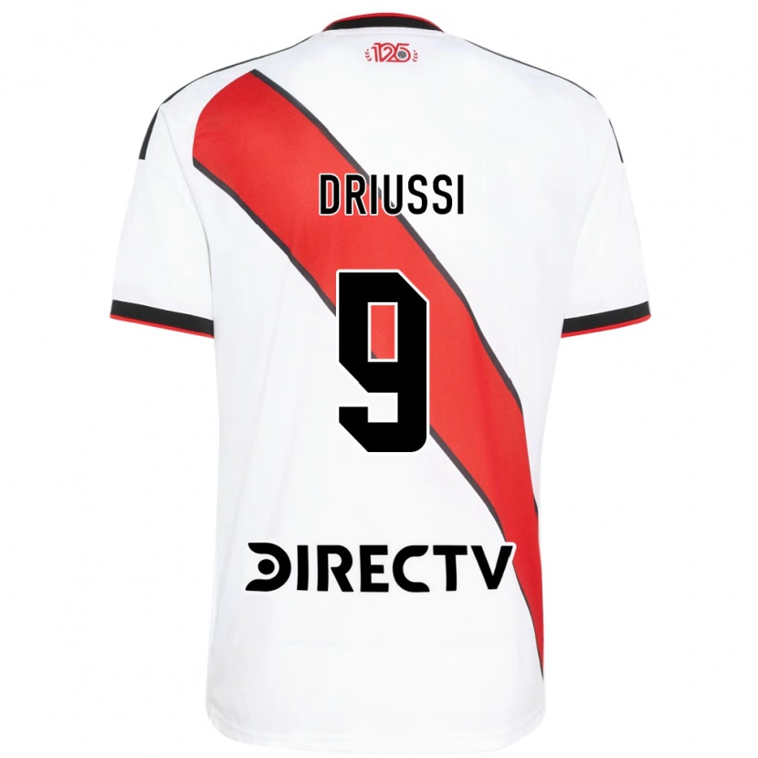 Danxen Kinderen Sebastián Driussi #9 Rood Wit Zwart Thuisshirt Thuistenue 2026/27 T-Shirt België