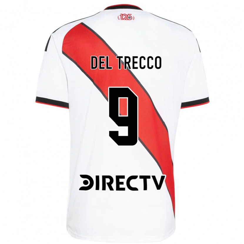 Danxen Kinderen Martina Del Trecco #9 Rood Wit Zwart Thuisshirt Thuistenue 2026/27 T-Shirt België