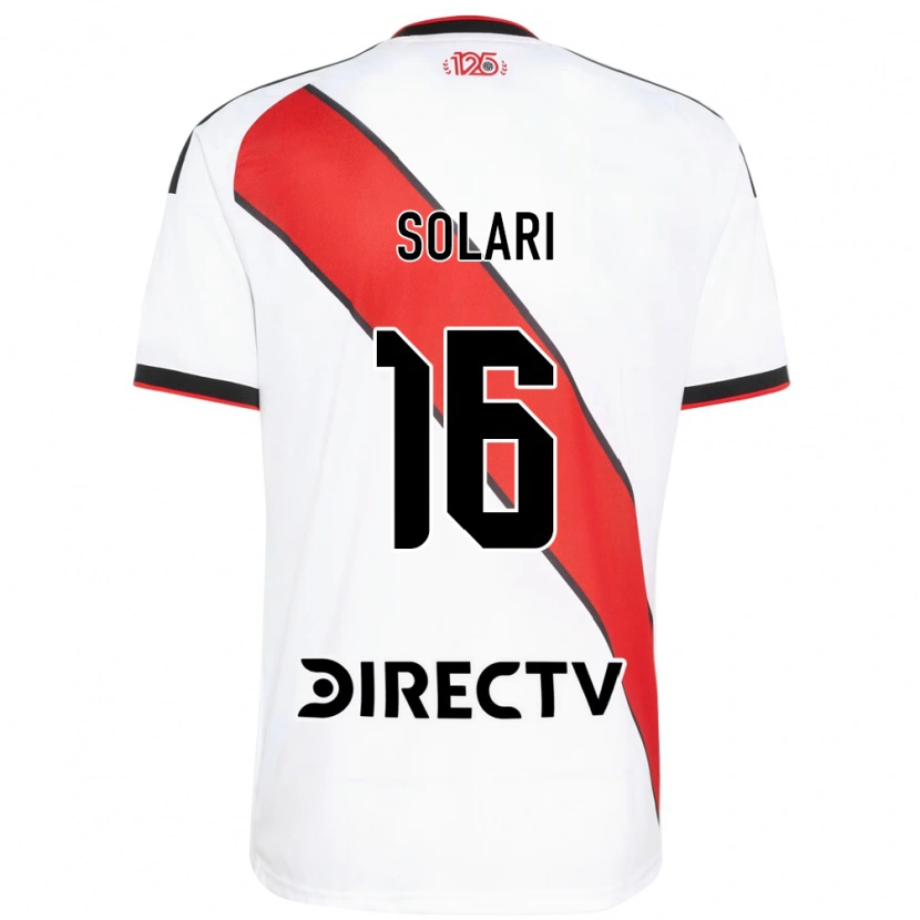 Danxen Kinderen Juan Solari #16 Rood Wit Zwart Thuisshirt Thuistenue 2026/27 T-Shirt België