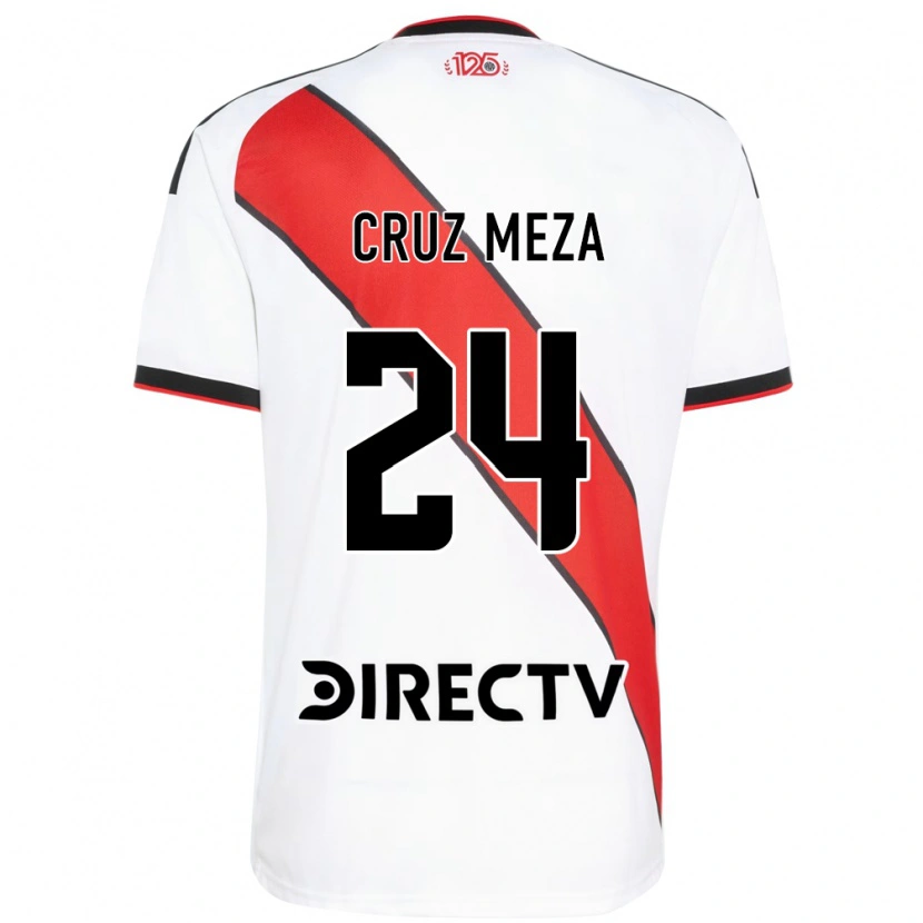 Danxen Kinderen Juan Cruz Meza #24 Rood Wit Zwart Thuisshirt Thuistenue 2026/27 T-Shirt België