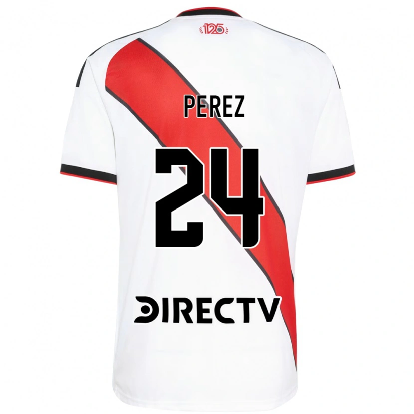 Danxen Kinderen Enzo Perez #24 Rood Wit Zwart Thuisshirt Thuistenue 2026/27 T-Shirt België