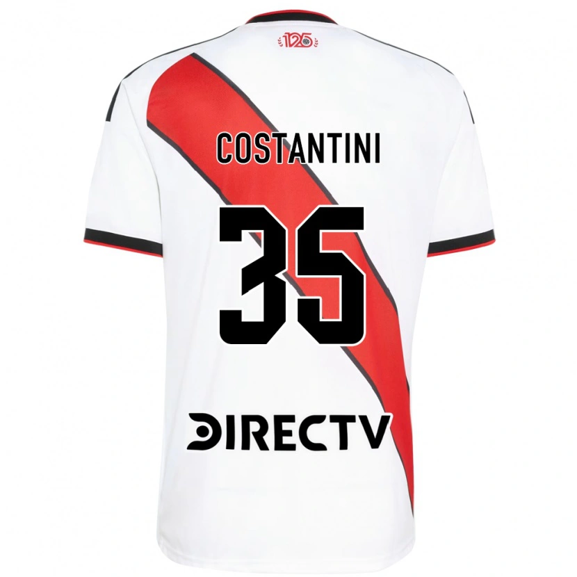 Danxen Kinderen Giorgio Costantini #35 Rood Wit Zwart Thuisshirt Thuistenue 2026/27 T-Shirt België