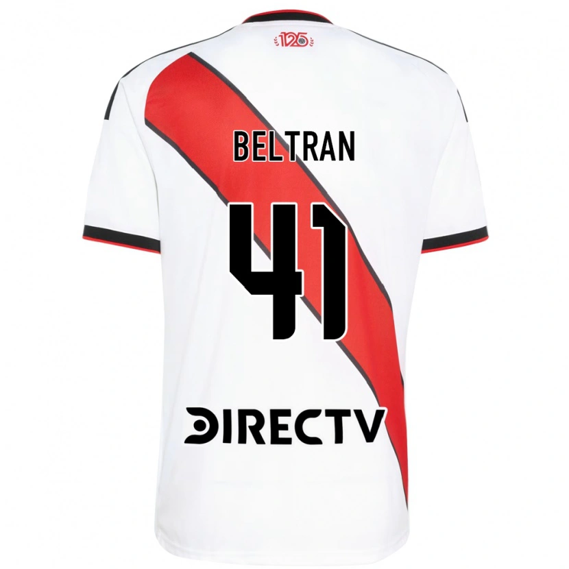 Danxen Kinderen Santiago Beltrán #41 Rood Wit Zwart Thuisshirt Thuistenue 2026/27 T-Shirt België