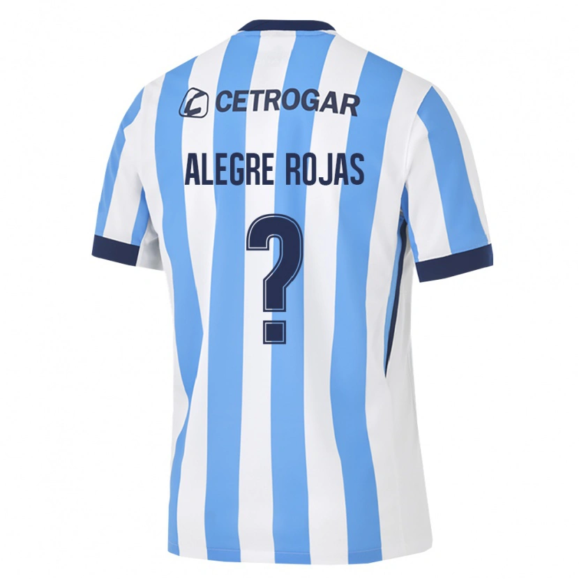 Danxen Kinderen Gerardo Alegre Rojas #0 Lichtblauw Wit Zwart Thuisshirt Thuistenue 2026/27 T-Shirt België