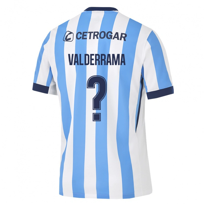 Danxen Kinderen Gonzalo Valderrama #0 Lichtblauw Wit Zwart Thuisshirt Thuistenue 2026/27 T-Shirt België