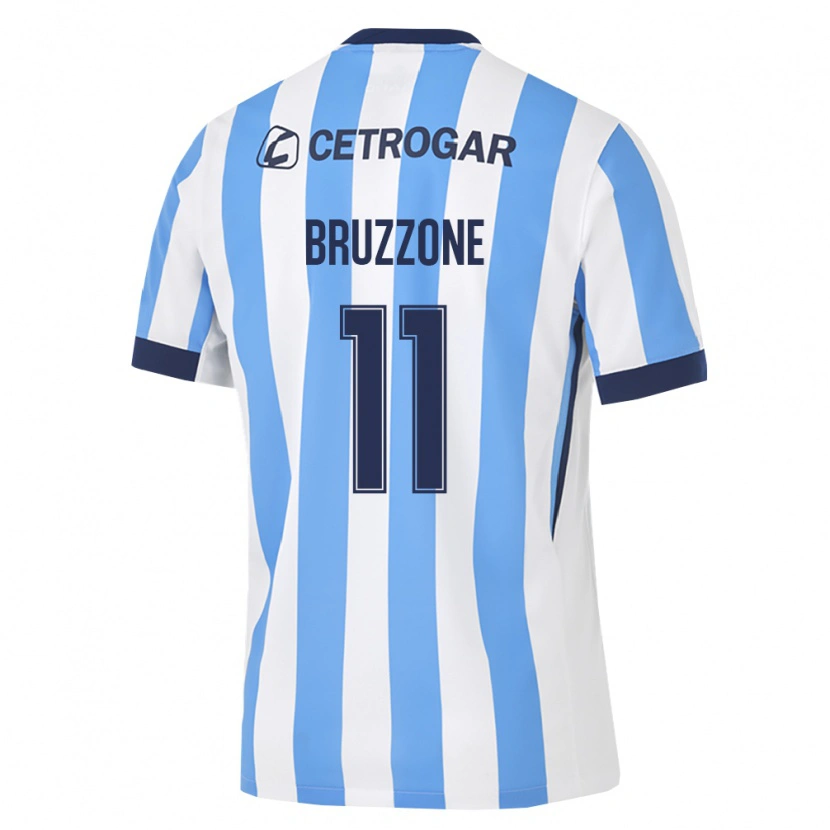 Danxen Kinderen Vanina Bruzzone #11 Lichtblauw Wit Zwart Thuisshirt Thuistenue 2026/27 T-Shirt België