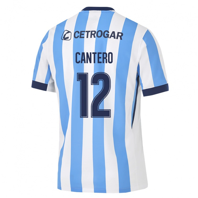 Danxen Kinderen Milton Cantero #12 Lichtblauw Wit Zwart Thuisshirt Thuistenue 2026/27 T-Shirt België