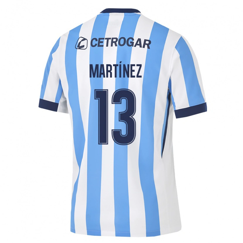 Danxen Kinderen Mateo Martínez #13 Lichtblauw Wit Zwart Thuisshirt Thuistenue 2026/27 T-Shirt België