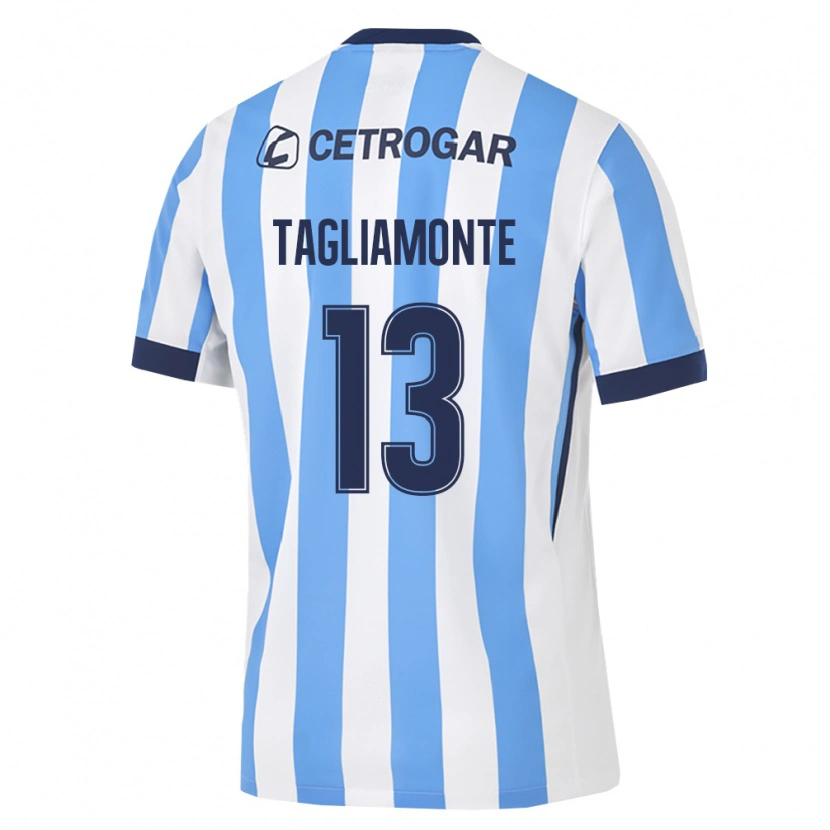 Danxen Kinderen Matias Tagliamonte #13 Lichtblauw Wit Zwart Thuisshirt Thuistenue 2026/27 T-Shirt België