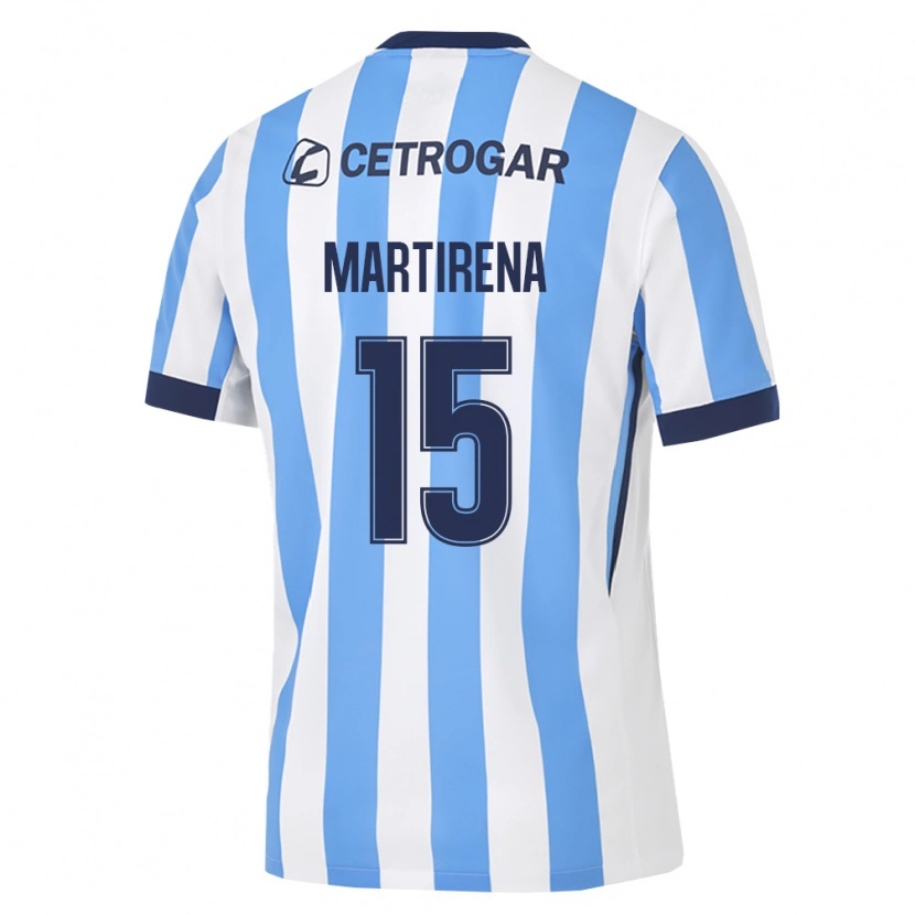 Danxen Kinderen Gastón Martirena #15 Lichtblauw Wit Zwart Thuisshirt Thuistenue 2026/27 T-Shirt België