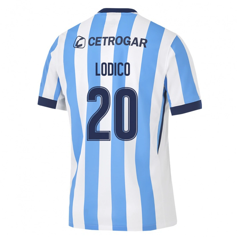 Danxen Kinderen Gastón Lodico #20 Lichtblauw Wit Zwart Thuisshirt Thuistenue 2026/27 T-Shirt België