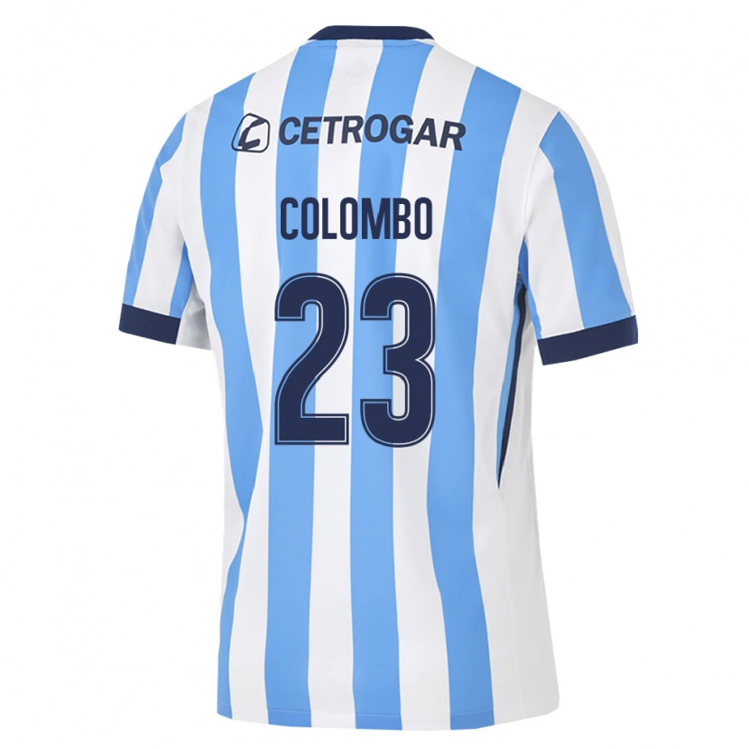 Danxen Kinderen Nazareno Colombo #23 Lichtblauw Wit Zwart Thuisshirt Thuistenue 2026/27 T-Shirt België