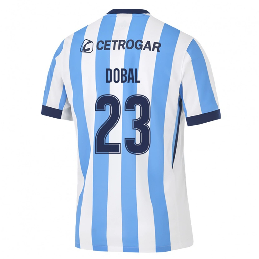 Danxen Kinderen Joaquín Dobal #23 Lichtblauw Wit Zwart Thuisshirt Thuistenue 2026/27 T-Shirt België