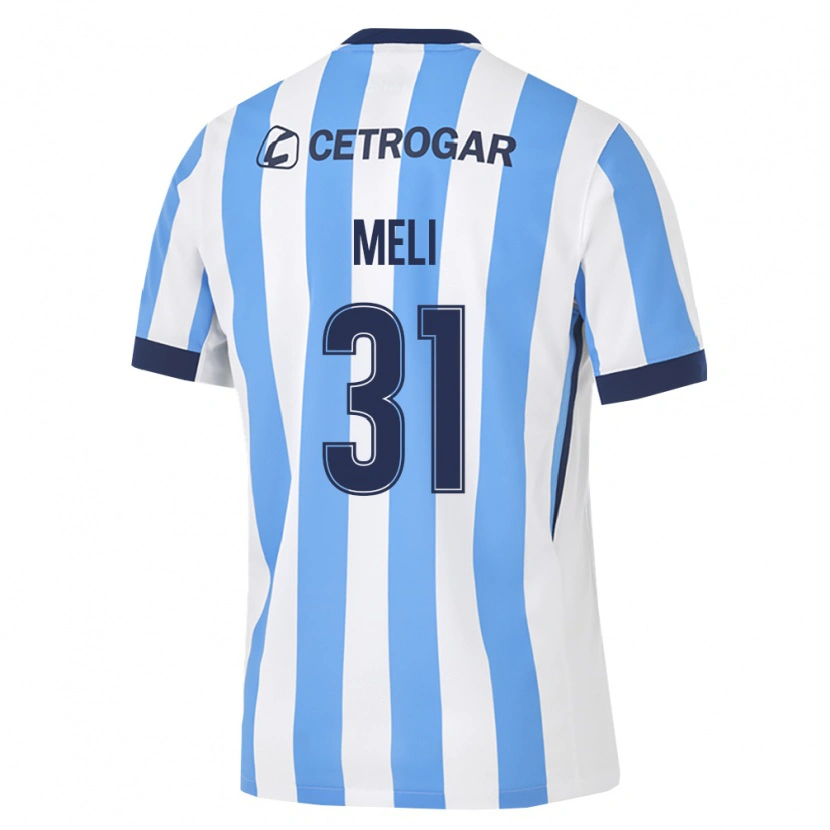 Danxen Kinderen Marcelo Meli #31 Lichtblauw Wit Zwart Thuisshirt Thuistenue 2026/27 T-Shirt België