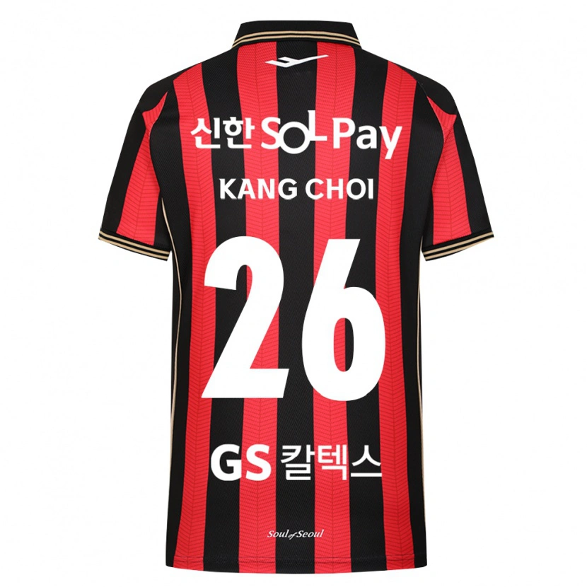 Danxen Kinderen Kang Choi #26 Rood Wit Zwart Thuisshirt Thuistenue 2026/27 T-Shirt België