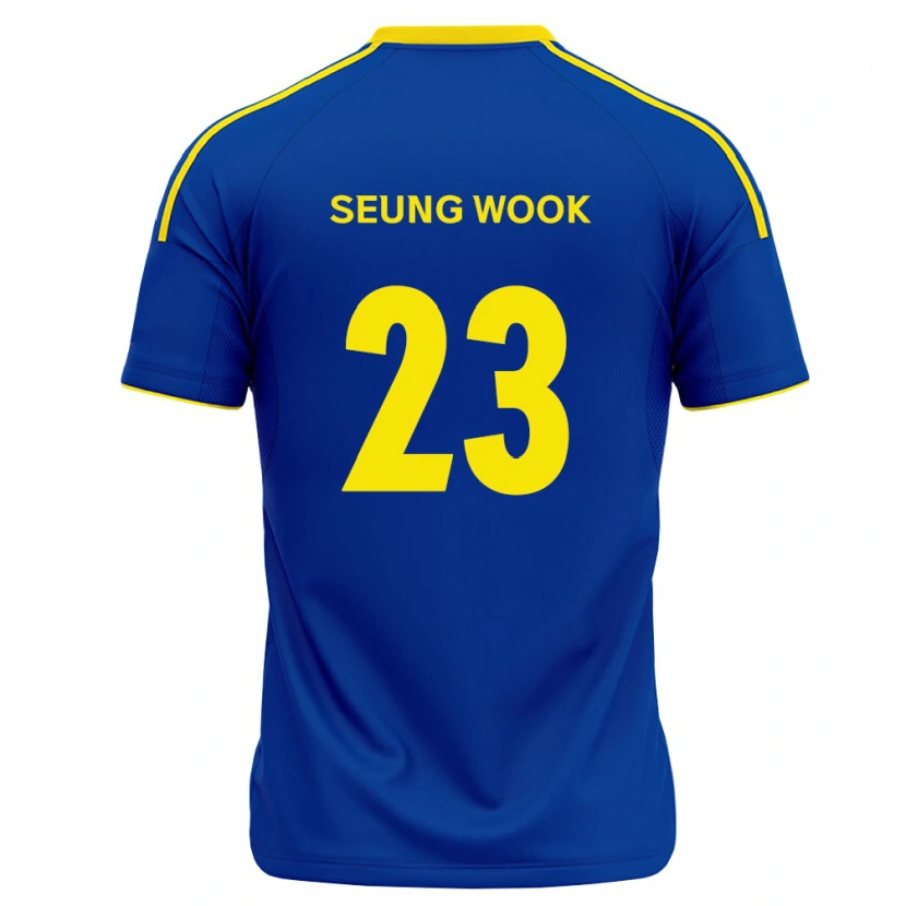 Danxen Kinderen Seung-Wook Seo #23 Koninklijk Blauw Geel Thuisshirt Thuistenue 2026/27 T-Shirt België
