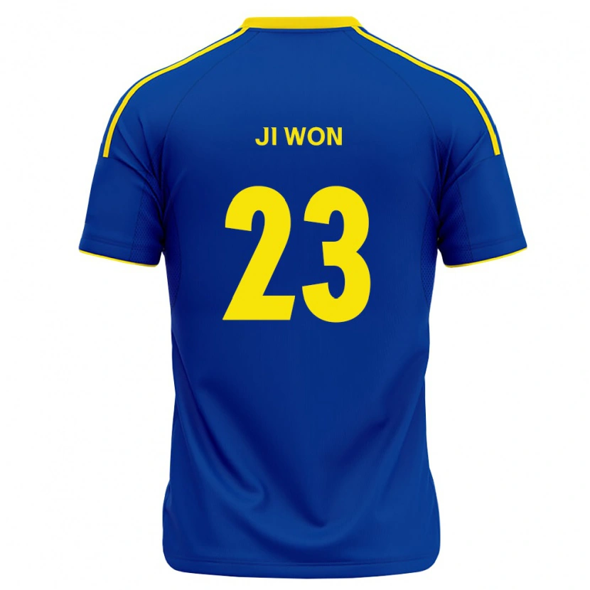 Danxen Kinderen Ji-Won Moon #23 Koninklijk Blauw Geel Thuisshirt Thuistenue 2026/27 T-Shirt België