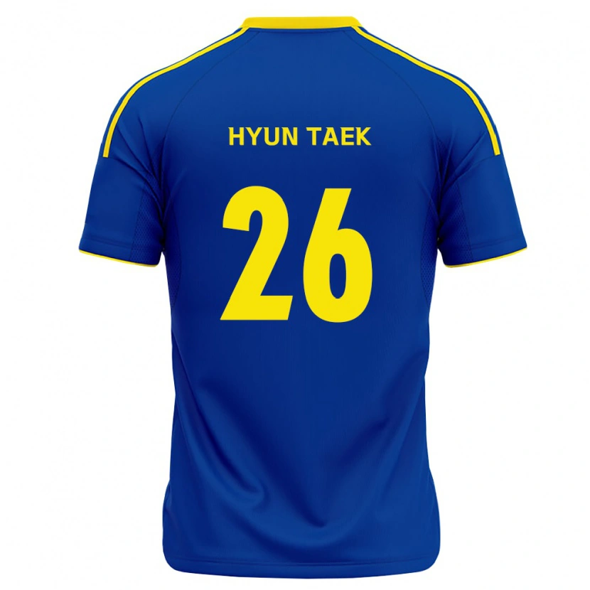 Danxen Kinderen Hyun-Taek Cho #26 Koninklijk Blauw Geel Thuisshirt Thuistenue 2026/27 T-Shirt België