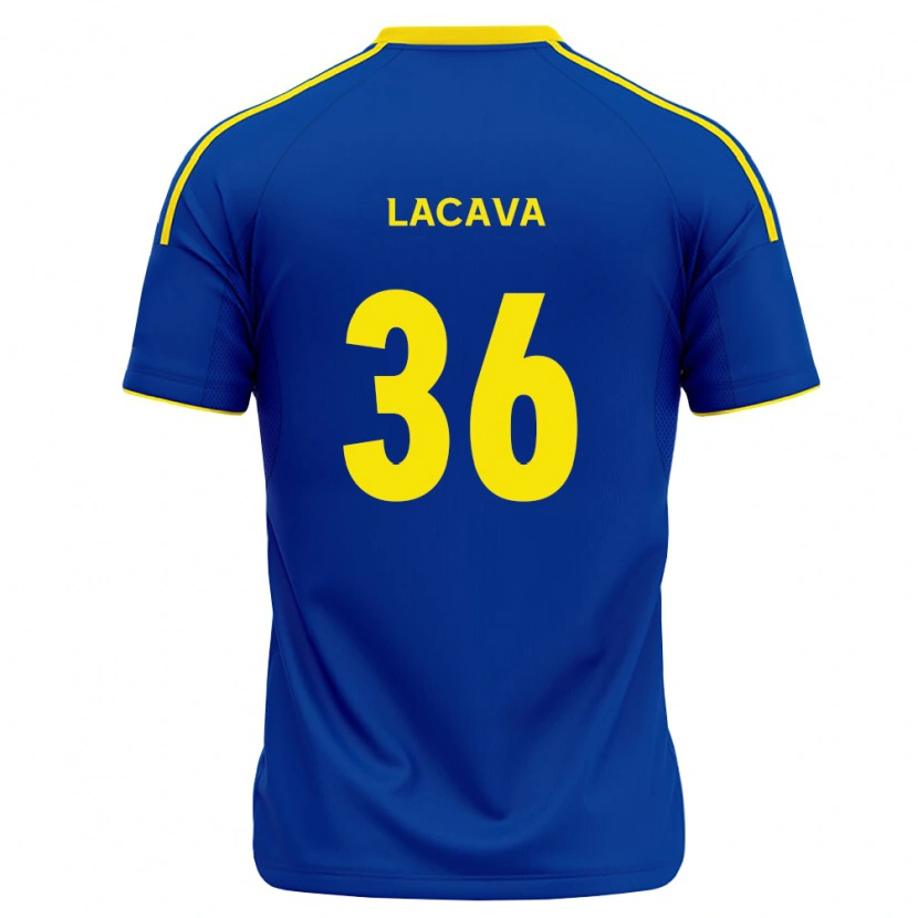 Danxen Kinderen Matías Lacava #36 Koninklijk Blauw Geel Thuisshirt Thuistenue 2026/27 T-Shirt België