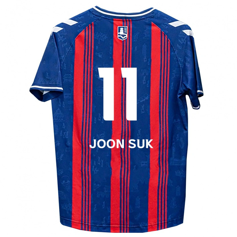Danxen Kinderen Joon-Suk Lee #11 Blauw Rood Wit Thuisshirt Thuistenue 2026/27 T-Shirt België